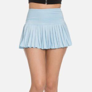 Light Blue Gold Hinge Skirt